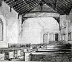 The old building is Perpendicular in style with as The old building is Perpendicular in style with ashlar dressings and ironstone rubble. Later, the large perpendicular windows and the west hall was ad